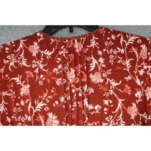 Knox Rose Tiered Hi-Lo Boho Dress-New w/Tags-Size XL - Picture 8 of 9